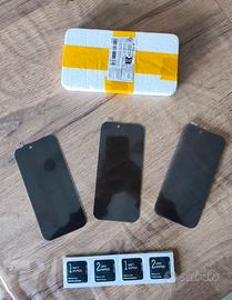 Ser 3 pellicole in vetro filtro Privacy iPhone 15 