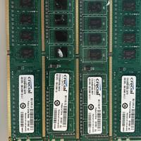 Memorie Crucial ddr3 4 gb ognuna. 1600 udimm