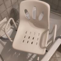 Sedia per bagno anziani, girevole
