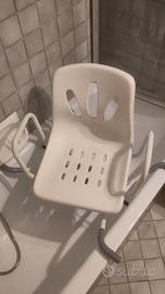 Sedia per bagno anziani, girevole