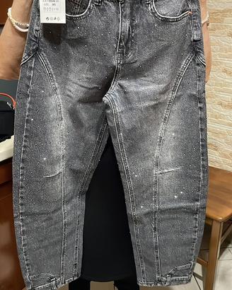 Jeans con brillantini
