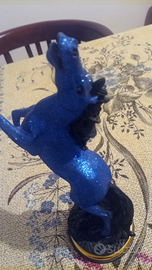 Soprammobile cavallo rampante