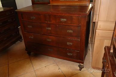 ANTICO COMO’ IN NOCE 5 CASSETTI