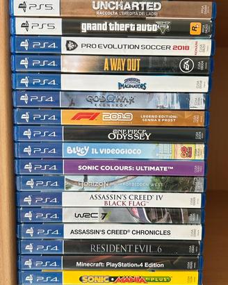 Giochi PS4 - PS5 - PS VITA