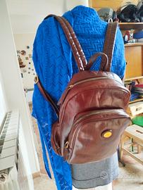 zaino in pelle the bridge 