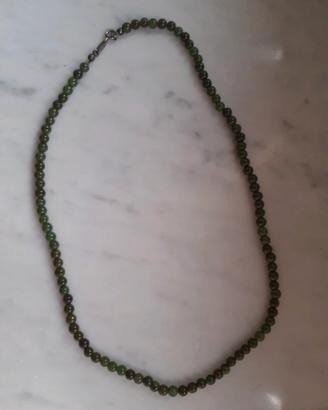 Collana Rajola in avventurina verde 