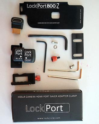 Nikon LockPort D800 Z Front + Rear Kit HDMI