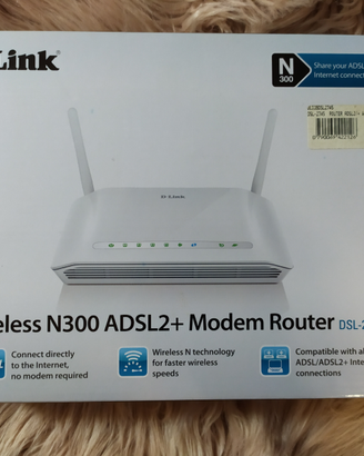 Modem Router DLink Wireless N300 per Adsl