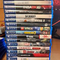 19 giochi ps4/ps5 10€ ciascuno