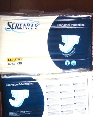 SERENITY EXTRA pannoIoni  120 pezzi tg. L