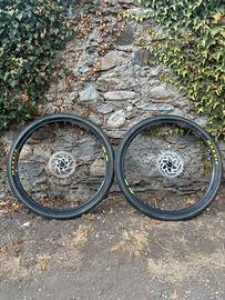 Cerchi mtb con copertoni nuovi