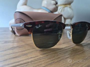 Ray-Ban Clubmaster Tartarugato 49-21-140 usato