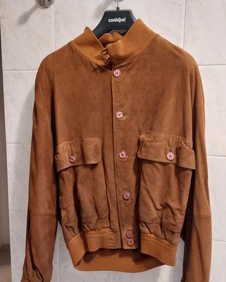 Giubbotto bomber in vera pelle di renna Conbipel 