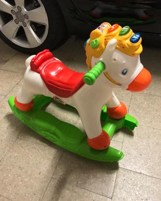 Cavalluccio a dondolo 2in1 luci suoni Fisher Price
