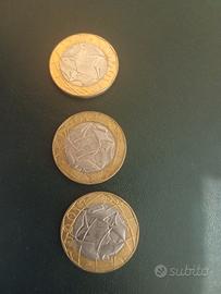 3 monete da 1000 lire