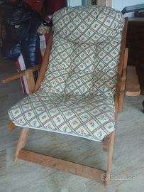 poltrona in legno 