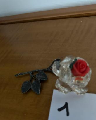 Swarovski set mini 3 oggetti cristallo