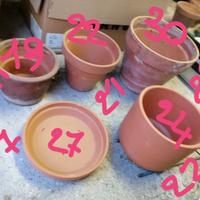 VASI COTTO e PLASTICA+SOTTOVASI