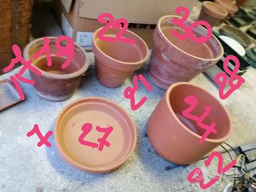 VASI COTTO e PLASTICA+SOTTOVASI