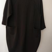 Zara collection abito donna nero tg 46