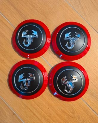 Nuovi 4 coprimozzi Fiat 500 Abarth 133 mm