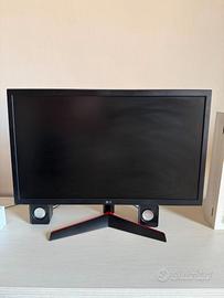 LG Monitor Gaming UltraGear 24"  + Altoparlanti