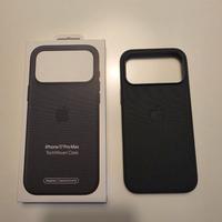 Custodia Apple TechWoven Case nera 17 Pro Max