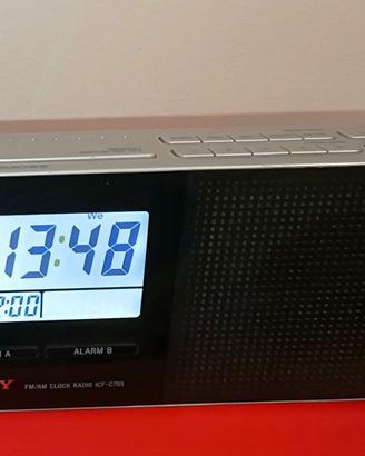 OROLOGIO RADIOSVEGLIA SONY RADIO AM/FM ICF-C705