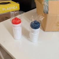 Borracce plastica nuove, 4 colori per palestra