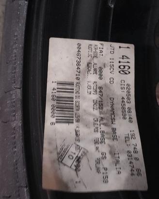 Ruotino auto 125/90/R15