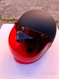 Casco con visiera bubble