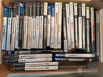 Vari videogiochi Ps2/ps4/xbox360