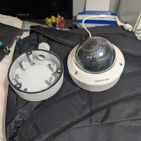 Telecamera dome hikvision + junction box 