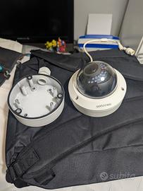 Telecamera dome hikvision + junction box 