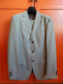 Completo grigio chiaro in fresco lana
