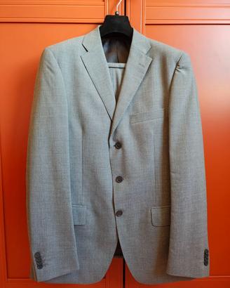 Completo grigio chiaro in fresco lana