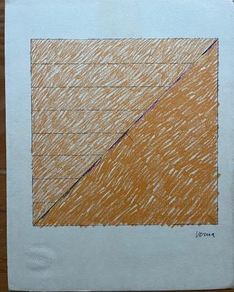 CLAUDIO VERNA  Fotolitografia  5 Colori offset mis