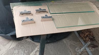 mensole vetro per bagno 