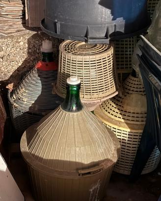 Damigiana vino varie misure