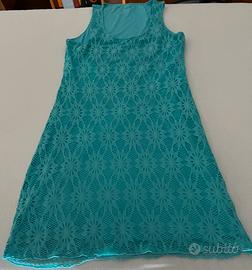 Vestito estivo da donna color turchese
