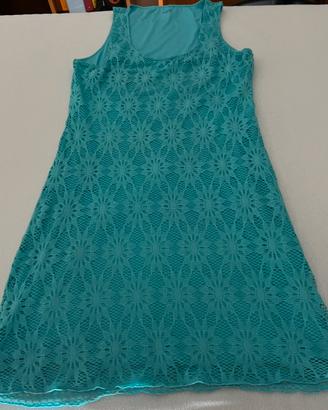 Vestito estivo da donna color turchese