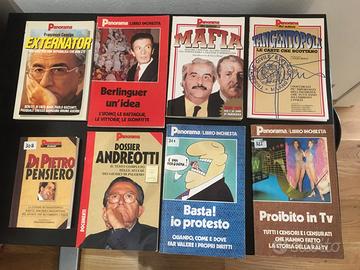 Libri inchiesta di Panorama titoli vari 1985 1993