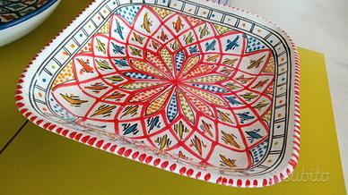 Antipastiera risottiera spaghettiera ceramica 