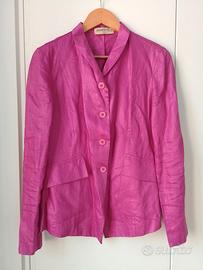 Giacca donna in lino fucsia di Roberta B. Milan