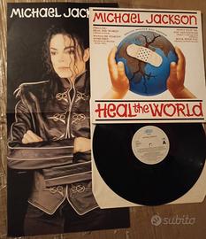 Michael Jackson Heal The World Vinile 12 + Poster