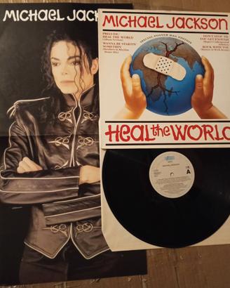 Michael Jackson Heal The World Vinile 12 + Poster
