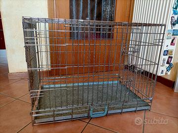Gabbia Cane Box Pieghevole Zincato Cani

