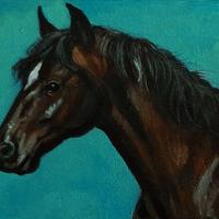 dipinto a olio cavallo