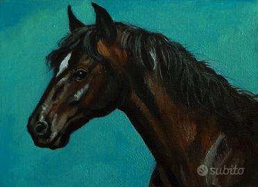 dipinto a olio cavallo