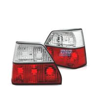 FANALI VOLKSWAGEN VW GOLF 2 83-91 ROSSO BIANCO